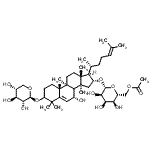 CAS#: 89203-39-4， (4R,7R,8xi,9alpha,16alpha)-7-Hydroxy-9,10,14-trimethyl-1-(beta-D-xylopyranosyloxy)-4,9-cyclo-9,10-secocholesta-5,24-dien-16-yl 6-O-acetyl-beta-D-allopyranoside