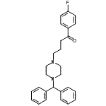CAS#: 89223-80-3， 4-[4-(Diphenylmethyl)-1-piperazinyl]-1-(4-fluorophenyl)-1-butanone