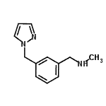 CAS#: 892502-10-2， N-Methyl-1-[3-(1H-pyrazol-1-ylmethyl)phenyl]methanamine
