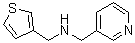 CAS#: 892592-60-8， 1-(3-Pyridinyl)-N-(3-thienylmethyl)methanamine