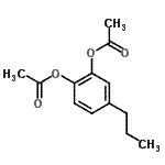 CAS#: 89266-70-6， 4-Propyl-1,2-phenylene diacetate