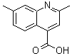 structure of CAS# 892674-22-5, 2,7-Dimethyl-4-quinolinecarboxylic acid;2,7-Dimethylquinoline-4-carboxylic acid;MFCD08681035