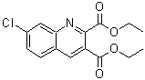 结构式 CAS# 892874-55-4, 7-氯-2,3-喹啉二羧酸二乙酯