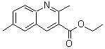 结构式 CAS# 892874-63-4, 2,6-二甲基-3-喹啉羧酸乙酯