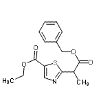 CAS#: 893444-26-3， ethyl 2-(2-benzyloxy-1-methyl-2-oxo-ethyl)thiazole-5-carboxylate