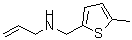 CAS#: 893569-89-6， N-[(5-Methyl-2-thienyl)methyl]-2-propen-1-amine