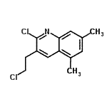 CAS#: 893724-64-6， 2-Chloro-3-(2-chloroethyl)-5,7-dimethylquinoline