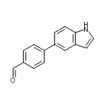 CAS#: 893736-21-5， 4-(1H-Indol-5-yl)benzaldehyde