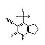 CAS#: 893757-46-5， 2-Thioxo-4-(trifluoromethyl)-2,5,6,7-tetrahydro-1H-cyclopenta[b]pyridine-3-carbonitrile