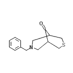 CAS#: 89398-04-9， 7-Benzyl-3-thia-7-azabicyclo[3.3.1]nonan-9-one