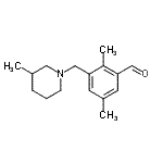 CAS#: 894213-72-0， 2,5-Dimethyl-3-[(3-methyl-1-piperidinyl)methyl]benzaldehyde
