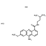 CAS#: 89459-20-1， 9-Amino-N-[2-(dimethylamino)ethyl]-7-methoxy-4-acridinecarboxamide dihydrochloride