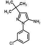 CAS#: 895042-70-3， 1-(3-Chlorophenyl)-3-(2-methyl-2-propanyl)-1H-pyrazol-5-amine