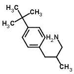CAS#: 89538-61-4， 2-Methyl-3-[4-(2-methyl-2-propanyl)phenyl]-1-propanamine