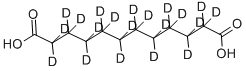 结构式 CAS# 89613-32-1, 1,12-十二烷二酸-D20