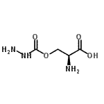 CAS#: 89620-94-0， O-(Hydrazinocarbonyl)-L-serine