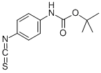 structure of CAS# 89631-75-4, Tert-Butyl N-(4-Isothiocyanatophenyl)Carbamate;TERT-BUTYL N-(4-ISOTHIOCYANATOPHENYL)CARBAMATE;N-BOC-4-ISOTHIOCYANATOANILINE;BOC-4-ISOTHIOCYANATOANILINE