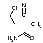 CAS#: 89641-58-7， 4-Chloro-2-cyano-2-methylbutanamide