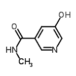 CAS#: 896423-15-7， 5-Hydroxy-N-methylnicotinamide