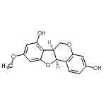 CAS#: 89647-68-7， (6aS,11aS)-9-Methoxy-6a,11a-dihydro-6H-[1]benzofuro[3,2-c]chromene-3,7-diol