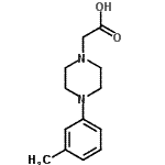 CAS#: 896523-47-0， [4-(3-Methylphenyl)-1-piperazinyl]acetic acid