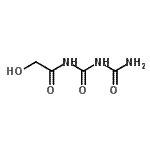 CAS 登录号：89802-97-1， N-(氨基甲酰氨基甲酰)-2-羟基乙酰胺