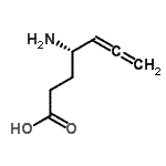 CAS#: 89825-31-0， (4S)-4-Amino-5,6-heptadienoic acid
