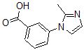 结构式 CAS# 898289-59-3, 3-(2-甲基-1H-咪唑-1-基)-苯甲酸