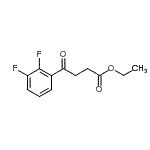 结构式 CAS# 898752-96-0, 乙基4-(2,3-二氟苯基)-4-氧代丁酸酯
