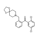 CAS#: 898756-54-2， (2,5-Dichlorophenyl)[2-(1,4-dioxa-8-azaspiro[4.5]dec-8-ylmethyl)phenyl]methanone