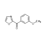 结构式 CAS# 898759-47-2, (3-甲氧基苯基)(1,3-恶唑-2-基)甲酮