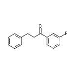structure of CAS# 898764-21-1, 1-(3-Fluorophenyl)-3-phenyl-1-propanone;3'-fluoro-3-phenylpropiophenone