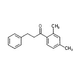 结构式 CAS# 898764-27-7, 1-(2,4-二甲基苯基)-3-苯基-1-丙酮