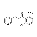 structure of CAS# 898764-30-2, 1-(2,6-Dimethylphenyl)-3-phenyl-1-propanone;2',6'-dimethyl-3-phenylpropiophenone