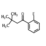 结构式 CAS# 898764-70-0, 1-(2-氟苯基)-3,3-二甲基-1-丁酮