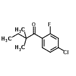 CAS#: 898765-90-7， 1-(4-Chloro-2-fluorophenyl)-2,2-dimethyl-1-butanone