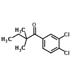 CAS#: 898765-98-5， 1-(3,4-Dichlorophenyl)-2,2-dimethyl-1-butanone