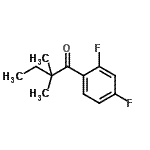 CAS#: 898766-02-4， 1-(2,4-Difluorophenyl)-2,2-dimethyl-1-butanone