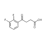 结构式 CAS# 898766-11-5, 4-(2,3-二氟苯基)-4-氧代丁酸