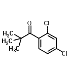 CAS#: 898766-57-9， 1-(2,4-Dichlorophenyl)-2,2-dimethyl-1-propanone