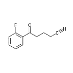结构式 CAS# 898767-33-4, 5-(2-氟苯基)-5-氧代戊腈