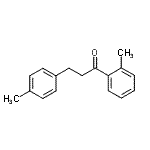 structure of CAS# 898768-42-8, 1-(2-Methylphenyl)-3-(4-methylphenyl)-1-propanone;2'-methyl-3-(4-methylphenyl)propiophenone