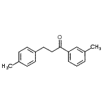 structure of CAS# 898768-45-1, 1-(3-Methylphenyl)-3-(4-methylphenyl)-1-propanone;3'-methyl-3-(4-methylphenyl)propiophenone