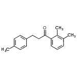 structure of CAS# 898768-77-9, 1-(2,3-Dimethylphenyl)-3-(4-methylphenyl)-1-propanone;2',3'-dimethyl-3-(4-methylphenyl)propiophenone