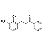 结构式 CAS# 898768-94-0, 3-(2,3-二甲基苯基)-1-苯基-1-丙酮