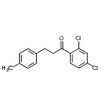 structure of CAS# 898769-22-7, 1-(2,4-Dichlorophenyl)-3-(4-methylphenyl)-1-propanone;2',4'-dichloro-3-(4-methylphenyl)propiophenone