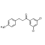 structure of CAS# 898769-31-8, 1-(3,5-Dichlorophenyl)-3-(4-methylphenyl)-1-propanone;3',5'-dichloro-3-(4-methylphenyl)propiophenone