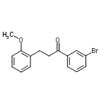 CAS#: 898769-85-2， 1-(3-Bromophenyl)-3-(2-methoxyphenyl)-1-propanone