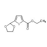 CAS#: 898772-08-2， Ethyl 5-(1,3-dioxolan-2-yl)-2-thiophenecarboxylate
