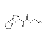 CAS#: 898772-32-2， Ethyl [5-(1,3-dioxolan-2-yl)-2-thienyl](oxo)acetate